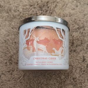 Bath & Body Works Christmas Cider Scented Candle